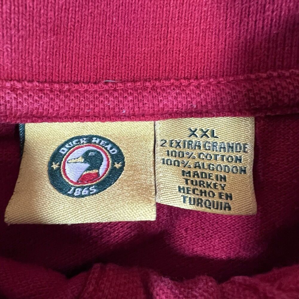 Vintage Duck Head Red Cotton Short Sleeve Polo Shirt Embroidered Men's XXL - Picture 8 of 9
